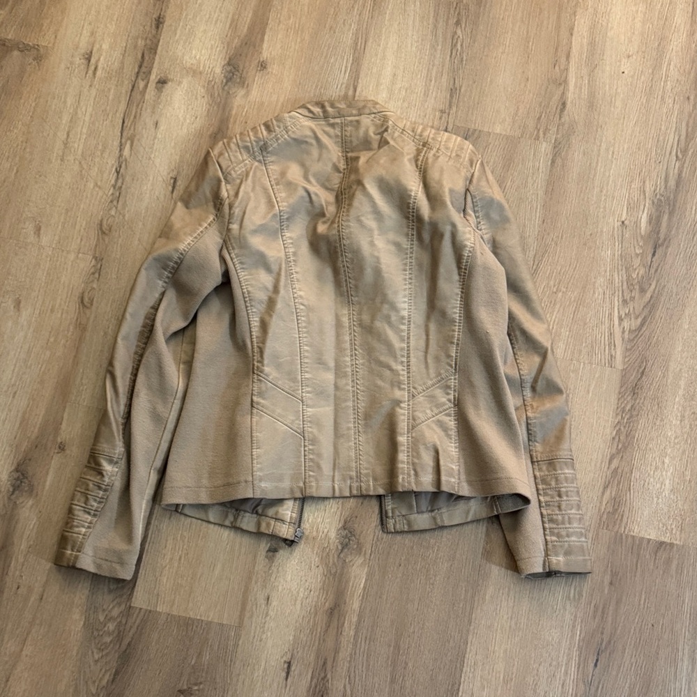 Maurices Light Brown Leather Jacket - Picture 5 of 5